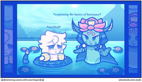 🌊🌸swimming Lessons With Lotus Dragon🌸🌊 Comic Studio