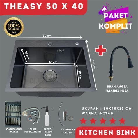 Jual Paket Kitchen Sink Bak Cuci Piring Stainless Minimalis Sus