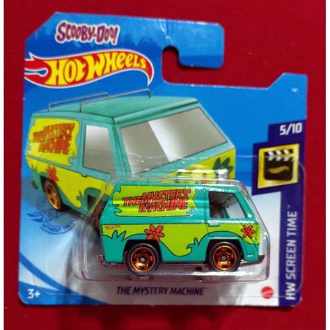 Hot Wheels Mystery Machine Scooby Doo Blister Curto Shopee Brasil