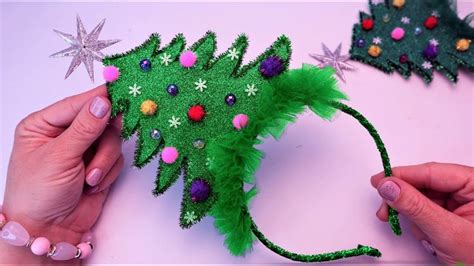 🎄 МК Ободок елочки на утренник своими руками из фоамирана. 💗💃 ...