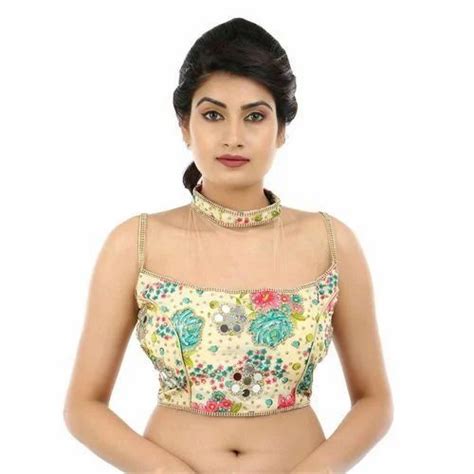 Stitched Multicolor Ladies Sleeveless Blouse Size 32 At Rs 450 Piece