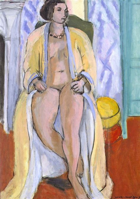 Nude In Peignoir By Henri Matisse Artchive
