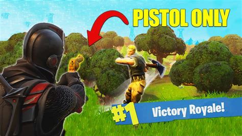 The Pistol Only Challenge Fortnite YouTube