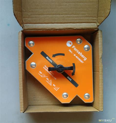 Отключаемый угловой ("сварочный") магнит Forceberg "на 50кг". Миниобзор