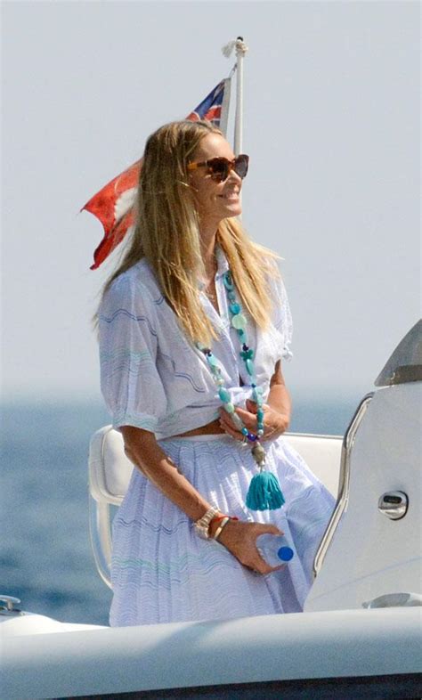 This Is 51 Elle Macpherson Still Sexy In A String Bikini On A Boat In Capri