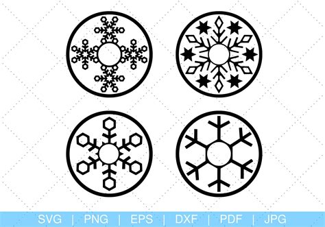 Snowflake Svg Graphic by arthittm2 · Creative Fabrica