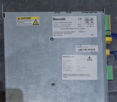 Bosch Rexroth HCS02.1E-W0054 IndraDrive C CSB02.1B-ET-EC-NN-S4-NN-NN-FW ...