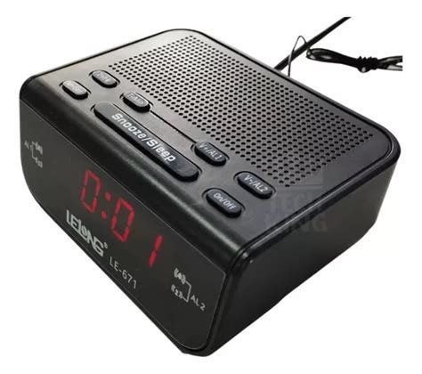 Reloj de mesa despertador digital Lelong Rádio relógio digital mesa