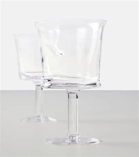 Jour Set Of White Wine Glasses In White Nude Mytheresa