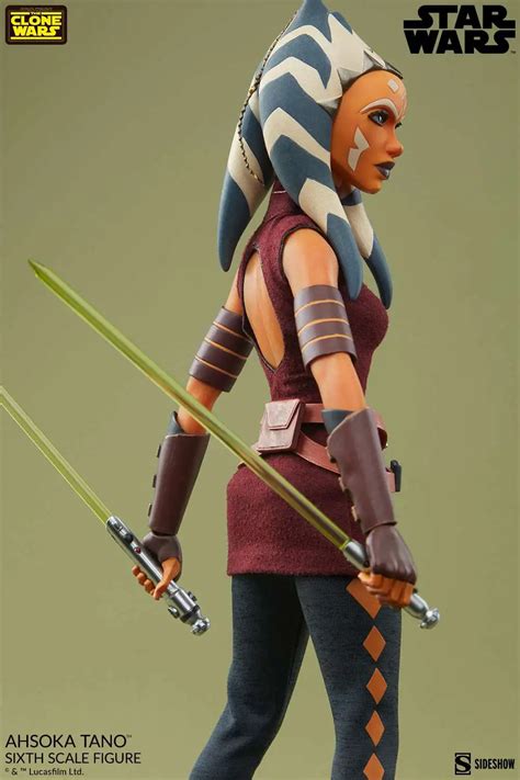 Star Wars Clone Wars Ahsoka Tano 16 Collectible Figure Clone Wars Hot Toys ToyWiz