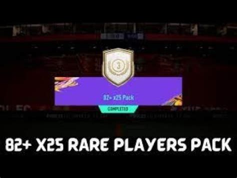 82 X25 Rare Players Pack Opening FIFA 21 YouTube