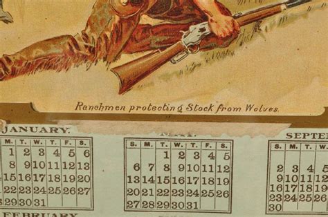 1894 Winchester Advertising Calendar