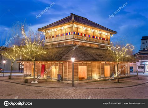 Kaga Onsen Japan Yamashiro Onsen Hot Spring Resort District 库存社论照片