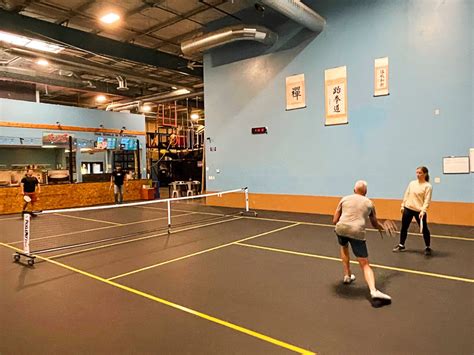 indoor pickleball bodies  motion