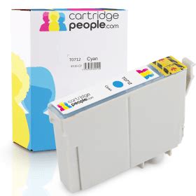 Compatible Epson T0712 Cyan Ink Cartridge Lifetime Printer Guarantee