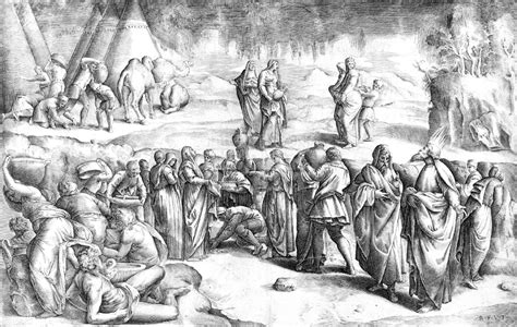 Diocesan Library Of Art The Israelites Gathering Manna