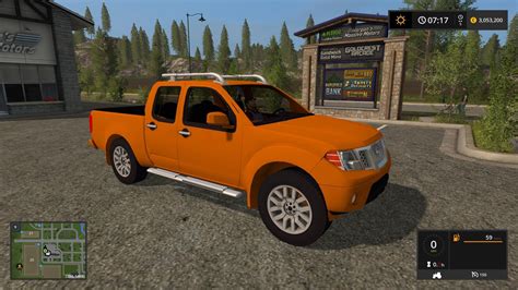 NISSAN FRONTIER PRO-4X V1.0 FS17 - Farming Simulator 17 mod / FS 2017 mod