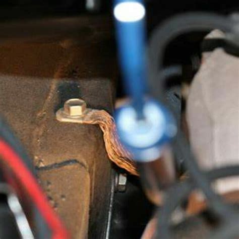 Braided Engine Ground Strap Terminal Copper Automotive Firewall