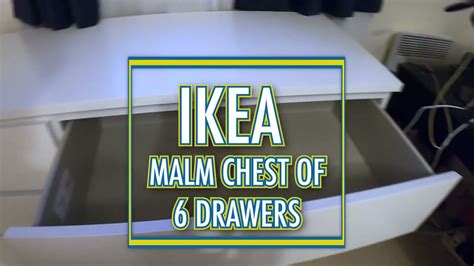 Ikea Malm 6 Drawer Dresser Step By Step Assembly And Unboxing Youtube