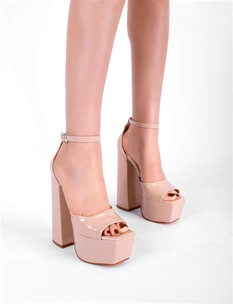 Mayana Platform Topuklu Ayakkabı Nude Giydim Gidiyor