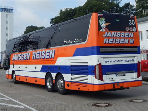 Van Hool Tx18 Von Janssen Reisen Aus Deutschland Im Stadthafen Sassnitz