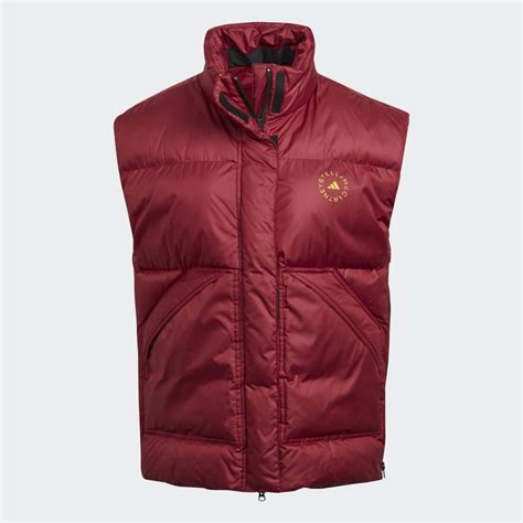 Adidas Adidas By Stella McCartney Padded Winter Gilet Burgundy