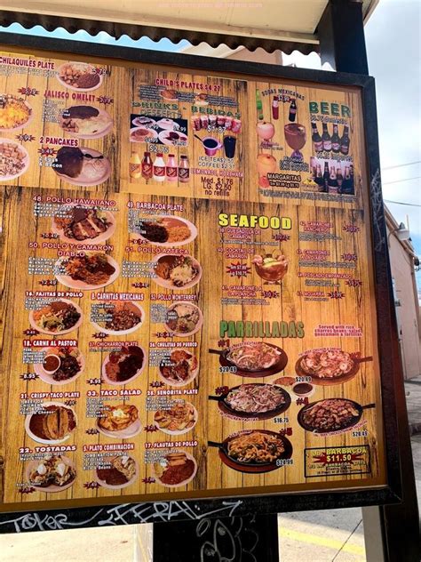 Online Menu Of Taqueria Chapala Jalisco Restaurant San Antonio Texas