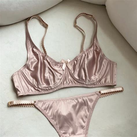 Nude Satin For Her Etsy