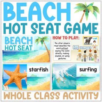 Beach Hot Seat Guessing Game Fun Beach Day Activity For The Whole Class