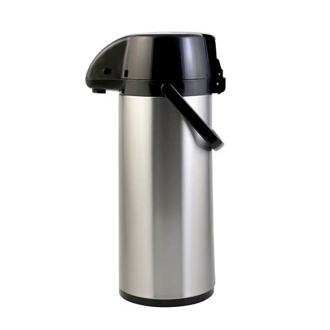 CAC China APGL-25LT Lever Top Glass Lined Airpot 2.5L - LionsDeal