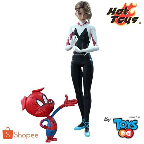 Hot Toys MMS576 Spider Gwen Spider Man Into The Spider Verse 1 6th Scale Collectible Figure