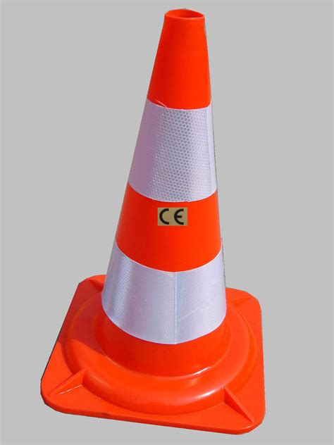 China 50cm Flexible Orange Pvc Traffic Road Cone Lz 205 China