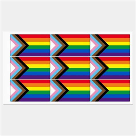 Lgbtq Rainbow Inclusive Diversity Gay Pride Flag Labels Zazzle Gay