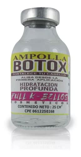 Ampolla Capilar Botox Hidratacion Ml Ml A En Venta En Villa