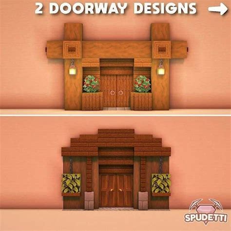 32 Things To Build In Minecraft When Youre Bored Two Front Door