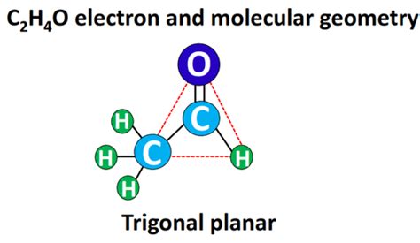 C2H4O Lewis structure, Isomers, molecular geometry, hybridization