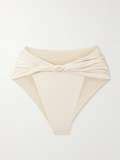 MAGDA BUTRYM Twist Front Ruched Bikini Briefs NET A PORTER