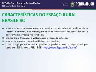 O Espaço Rural Brasileiro.ppt