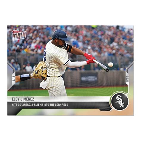 Eloy Jiménez 2021 MLB TOPPS NOW Card 652 PR 1929