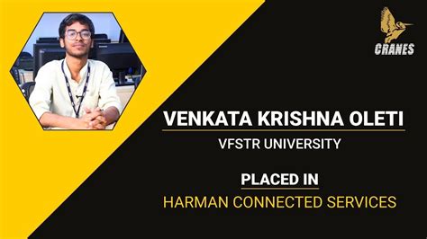 Cranes Varsity Learner Success Story I Venkata Krishnas Success Story