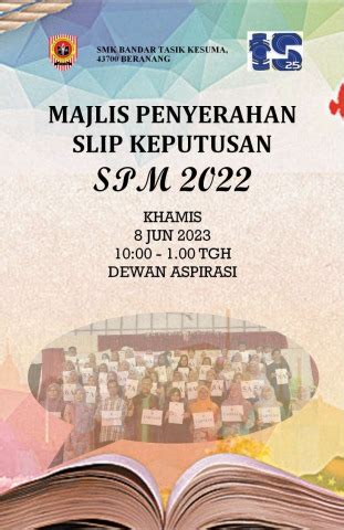 Buku Prog Majlis Penyerahan Slip Spm Farah Flip Pdf Anyflip