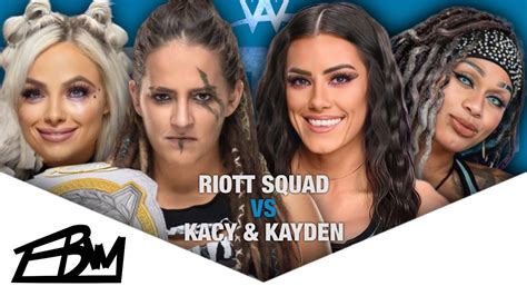 Wwe 2k22 Universe Mode Liv And Sarah Vs Kacy And Kayden Womens Tag Team