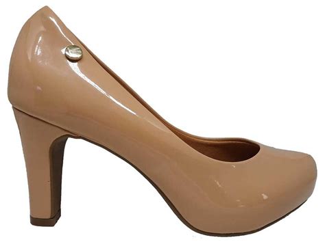 Sapato Feminino Adulto Fechado Verniz Premium Nude Vizzano Ref 1840 101 Tita Carneiro Loja