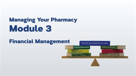 managing  pharmacy module  financial management ontario