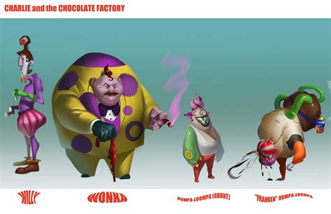 Art of Jason Kang: Charlie and the Chocolate Factory