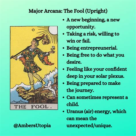 The Fool Zodiac Sign