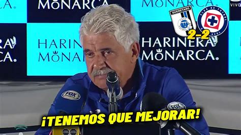 DECLARACIONES DE TUCA FERRETTI TRAS EL EMPATE DE CRUZ AZUL ANTE