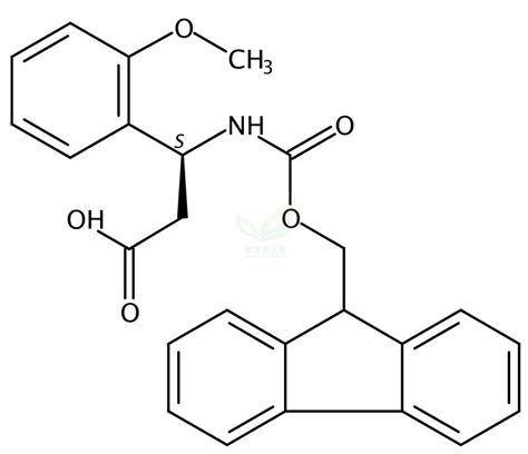 FMOC S 3 氨基 3 2 甲氧基苯基 丙酸 N Fmoc L 3 氨基 3 2 甲氧基苯基 丙酸 S 3 9H 芴 9 基 甲氧基 羰基