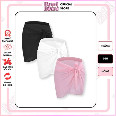 Khăn quấn voan tơ hot hit hai màu đen trắng dễ phối Shopee Việt Nam