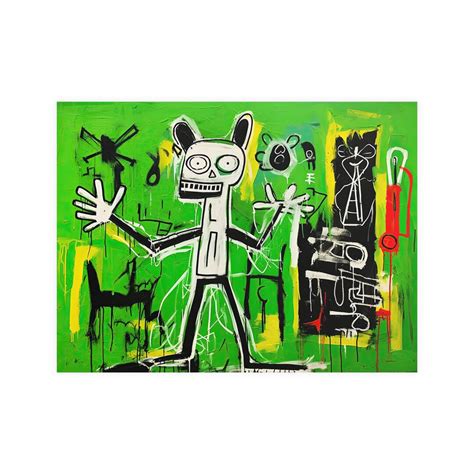 Jean Michel Basquiat Graffiti Neo Expressionism Etsy